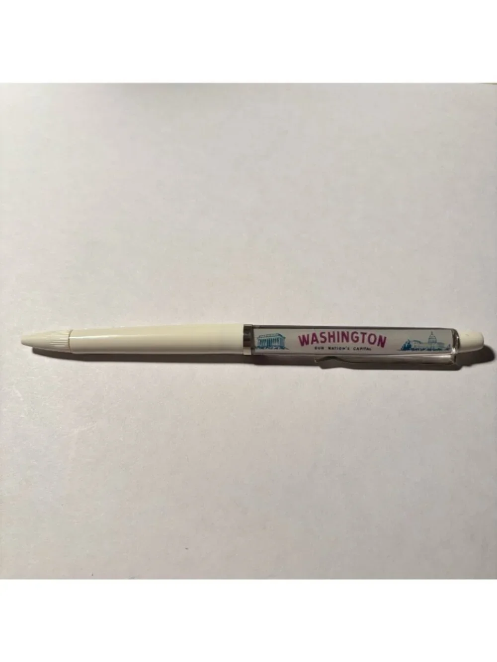 Washington DC Floaty Pen Nation's Capital 747 Airplane Moves by Capitol Vintage